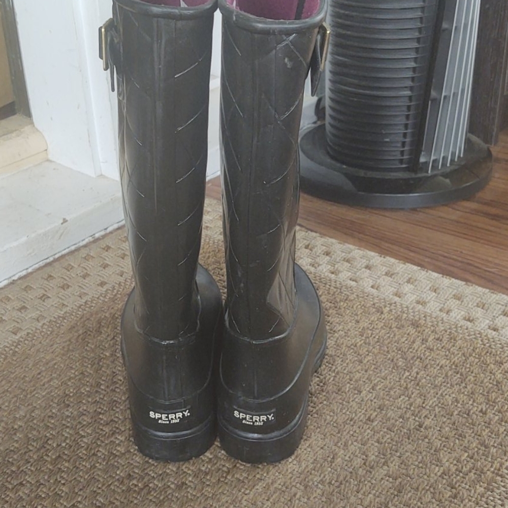 Sperry Black Rain Boots - image 5